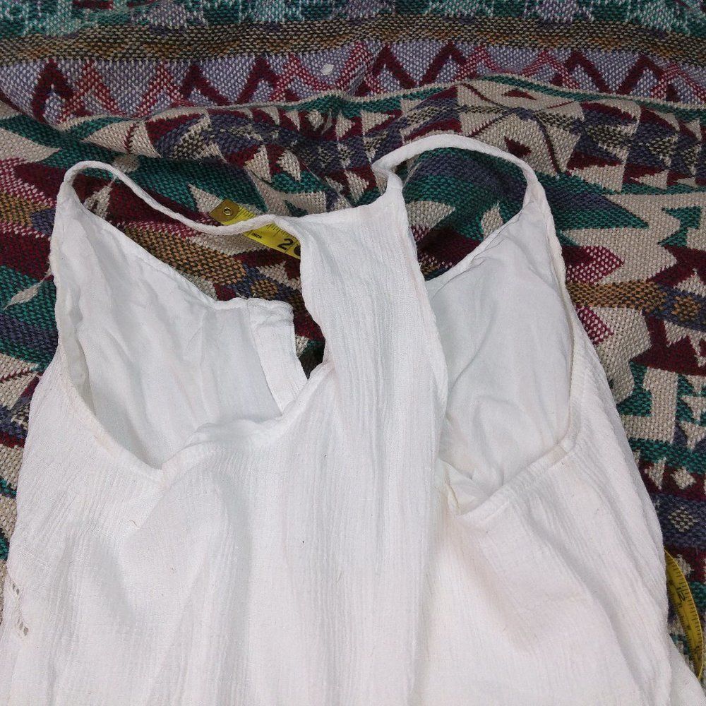LuLu's ivory easy honey boho button front dress - Picture 6 of 8